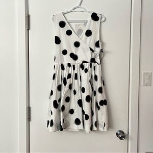 Marc By Marc Jacobs White Dress with Black Polka Dots